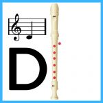 how to play d on recorder
