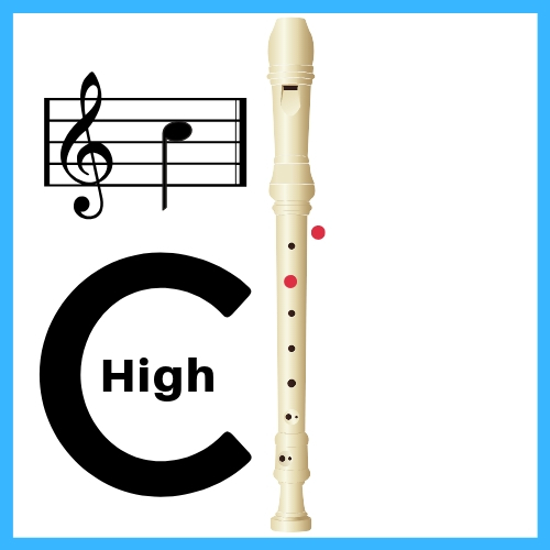 how to do a high c on recorder