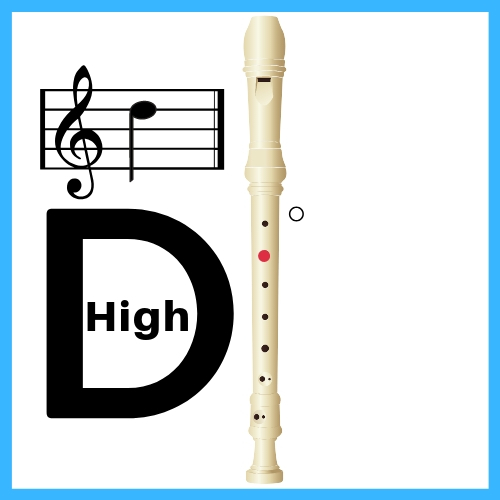 how to play high d on recorder