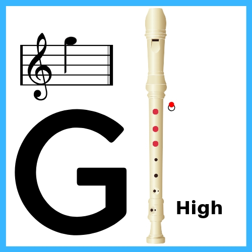 high g on soprano recorder