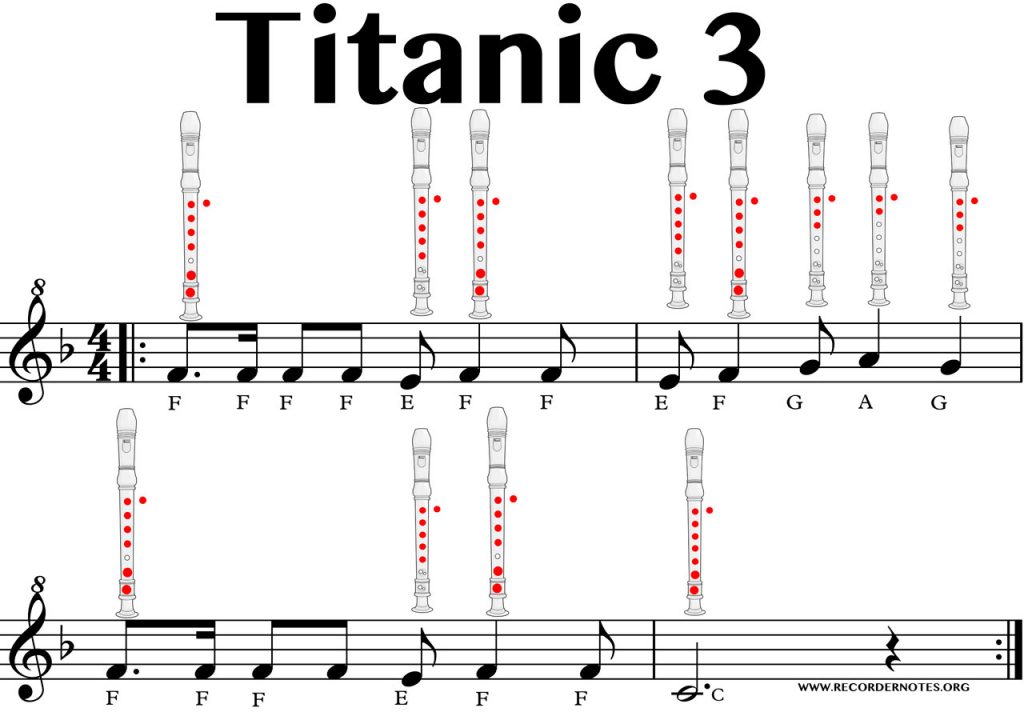 ? My Heart Will Go on Recorder ? NOTES【How to PLAY】